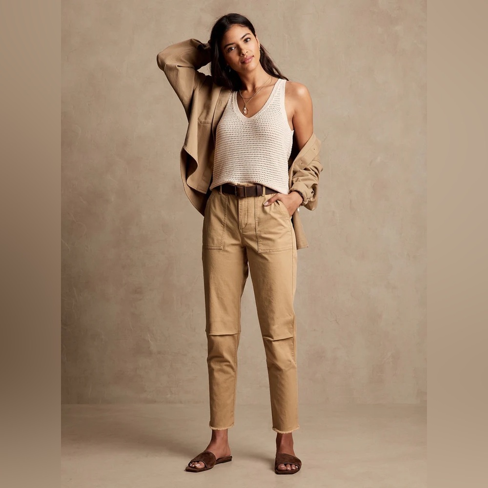 Banana Republic Factory Girlfriend Utility Chino